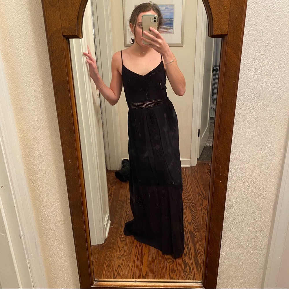 ABERCROMBIE BLACK MAXI DRESS